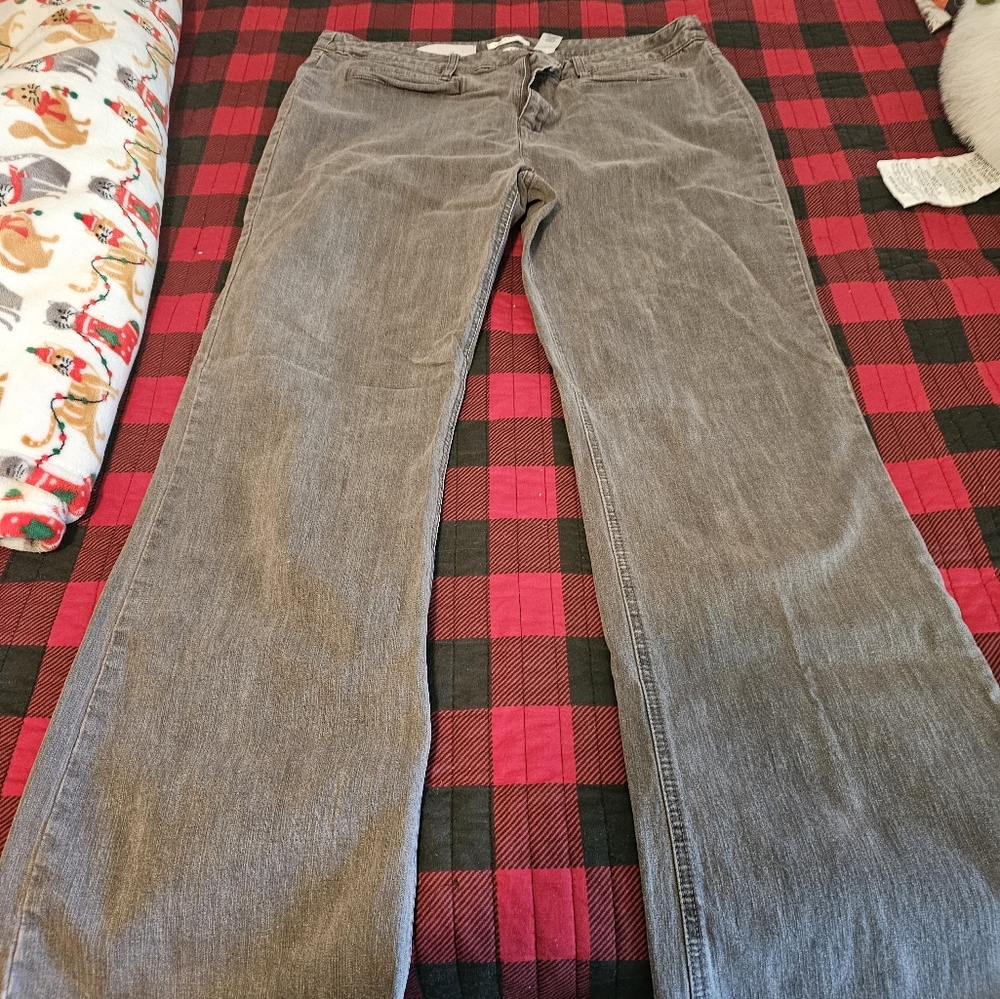 Gray Denim Jeans